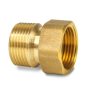 ALN14.202B - 6-port mPICV couplings DZR brass CW602N. DN15. (2 pieces incl. gaskets). G ¾ " - R ¾ ".