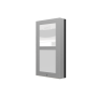 GetFace IP - Instalación en superficie - Marco - 2 módulos (debe ser junto con ZVP-BPLA2 o ZVP-BP2W2H).