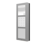 GetFace IP - Instalación en superficie - Marco - 3 módulos (debe ser junto con ZVP-BPLA3, ZVP-BP2W3H o ZVP-BP3W3H).