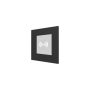 GetFace IP - Instalación de empotrar - Marco - 1 módulo - Negro (debe ser junto con ZVP-FBOX1).