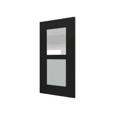 ZVPFFRA2B – GetFace IP – Instalación empotrada – Marco – 2 módulos – Negro (debe ir junto con ZVP-FBOX2).