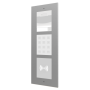 GetFace IP - Instalación de empotrar - Marco - 3 módulos (debe ser junto con ZVP-FBOX3).