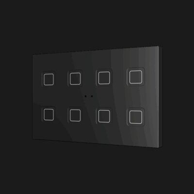 ZVITXLX8A – Tecla XL X8. Pulsador capacitivo de policarbonato – 8 botones – Antracita.