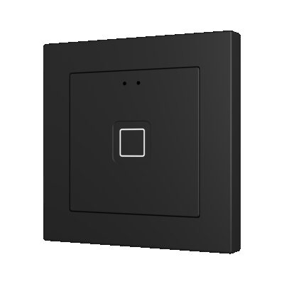 ZVIT55X1A – Tecla 55 X1. Pulsador capacitivo de policarbonato 55×55 – 1 botón – Antracita (marco ZS55 no incluido).