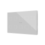 Flat XL X10. Pulsador capacitivo de cristal – 10 botones - Plata.