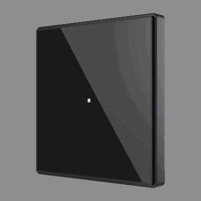 ZVI-SQTMD1-A – Panel capacitivo Square TMD 1 botón. Sensor Tª – Antracita.