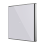 Panel capacitivo Square TMD 1 botón. Sensor Tª - Plata.