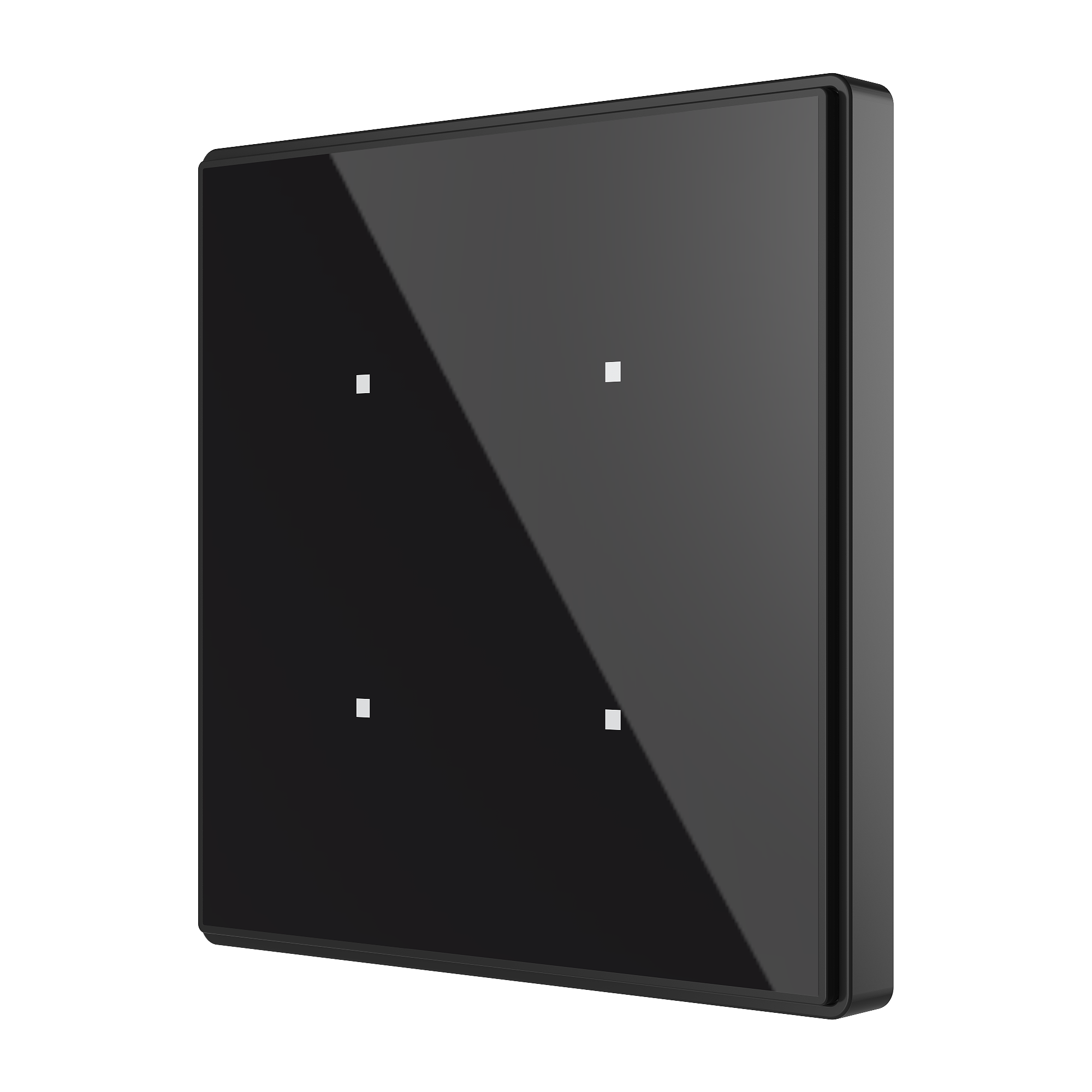 Panel capacitivo Square TMD 4 botones. Sensor Tª - Antracita.