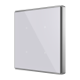 Panel capacitivo Square TMD 4 botones. Sensor Tª - Plata.