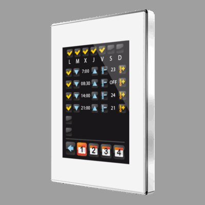Z41 Lite. Pantalla táctil color capacitiva. Marco aluminio – Blanca.