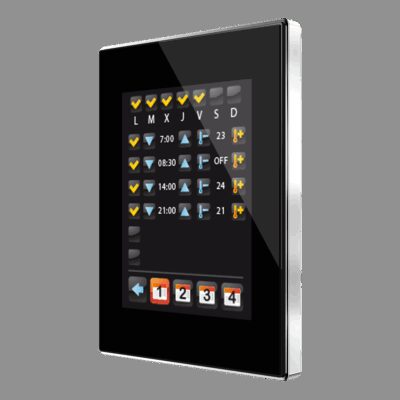 Z41 Lite. Pantalla táctil color capacitiva. Marco cromado – Antracita.