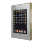 Z41 Lite. Pantalla táctil color capacitiva. Marco de latón - Plata.
