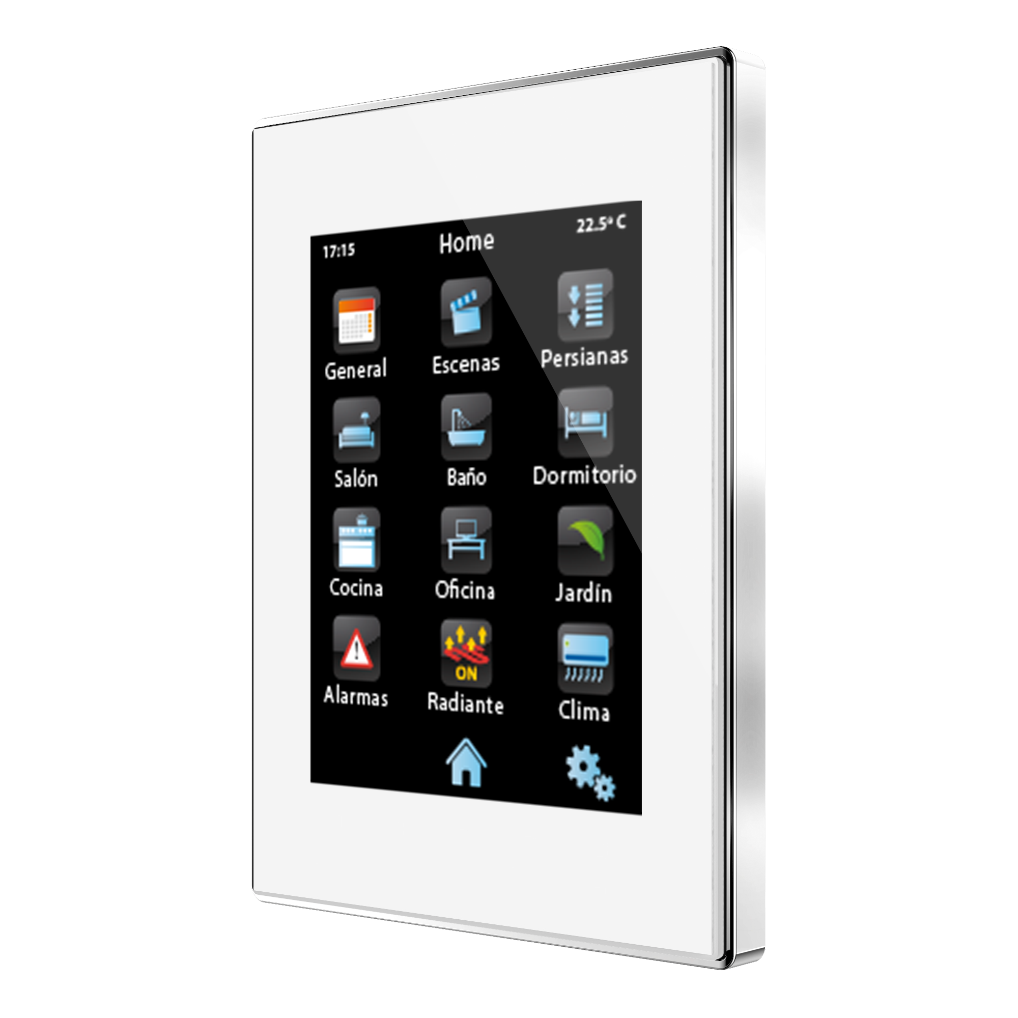 Z41 Pro. Pantalla táctil color capacitiva con conexión IP. Marco aluminio - Blanca.