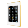 Z41 Pro. Pantalla táctil color capacitiva con conexión IP. Marco dorado - Blanca.
