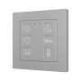 Tecla 55 X6. Pulsador capacitivo de policarbonato 55x55 - 6 botones - Personalizado (marco ZS55 no incluido).