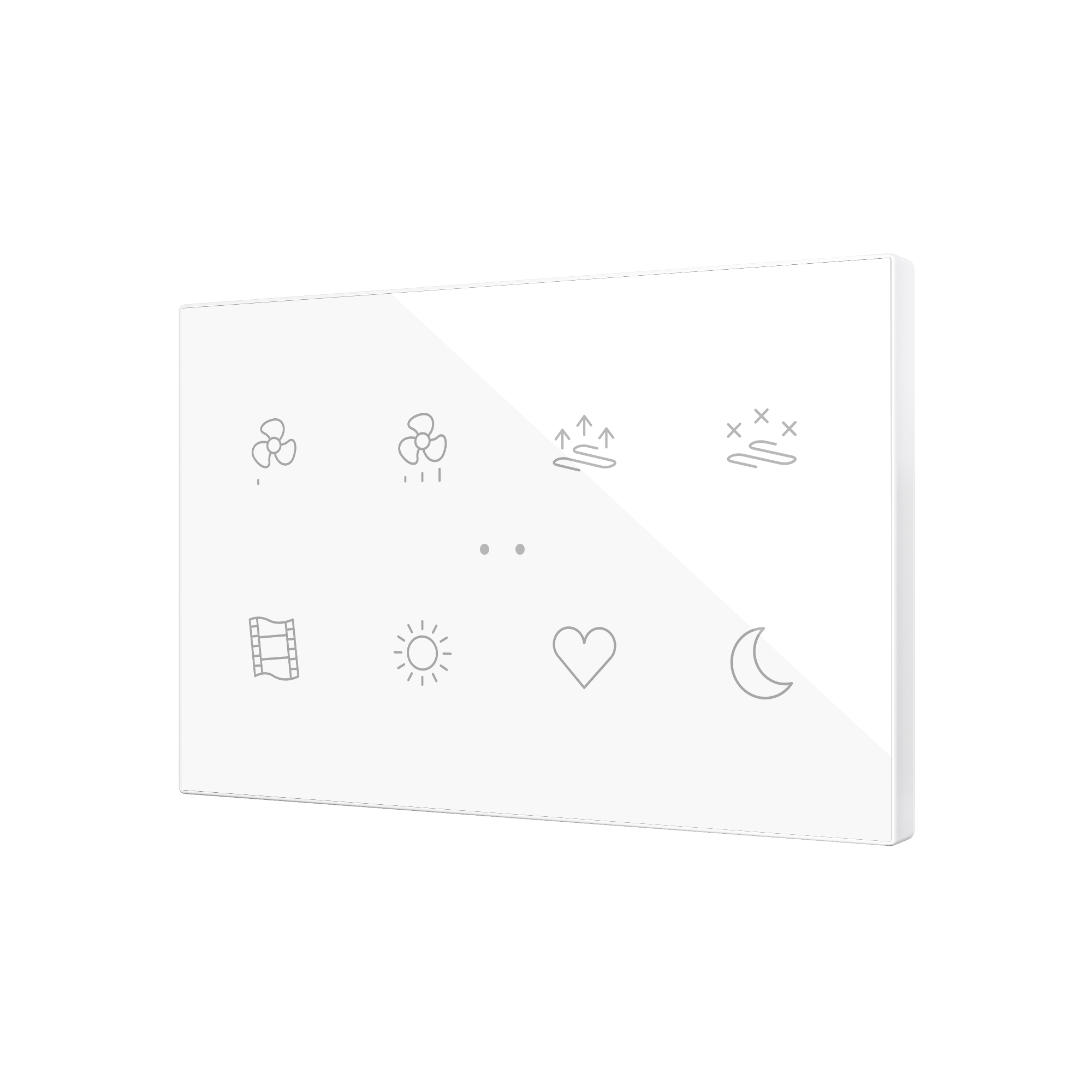 ZVIFXLX8 - Flat XL X8. Pulsador capacitivo de cristal – 8 botones - Personalizado. - Imagen 4