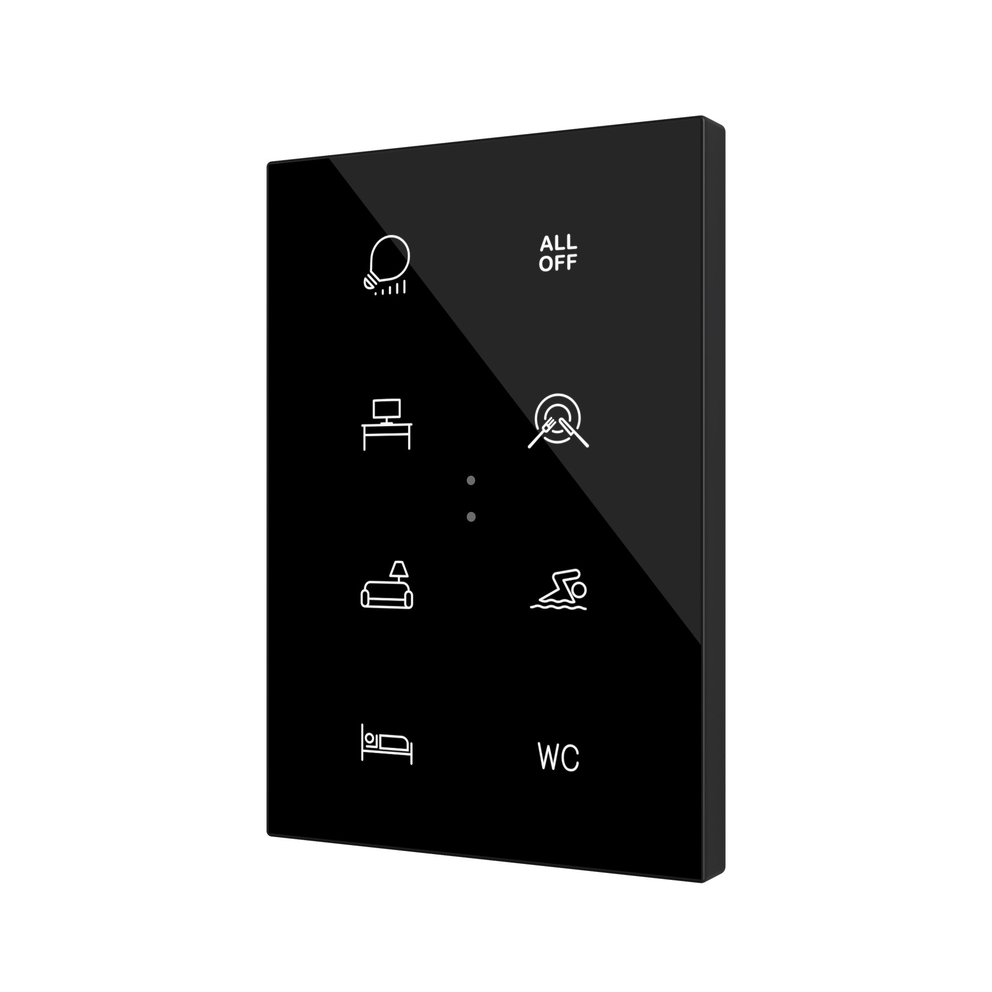 ZVIFXLX8 - Flat XL X8. Pulsador capacitivo de cristal – 8 botones - Personalizado. - Imagen 8