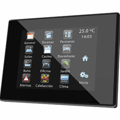Z41 Lite. Pantalla táctil color capacitiva. Marco policarbonato – Antracita.