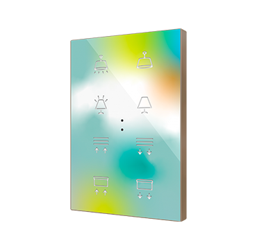 ZVIFXLX8 - Flat XL X8. Pulsador capacitivo de cristal – 8 botones - Personalizado. - Imagen 2
