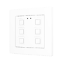 ZVIT55X6W - Tecla 55 X6. Pulsador capacitivo de policarbonato 55x55 - 6 botones - Blanco (marco ZS55 no incluido).