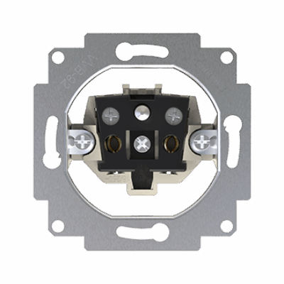 8300005 – ZS55. Base de enchufe francés 16 A / 250 V ~ – conexión con tornillo (sin tapa 8300006xx).