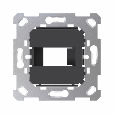 8300024 – ZS55/ZS70. Soporte para conector HDMI o Jack 3.5 mm (sin keystone ni tapa).
