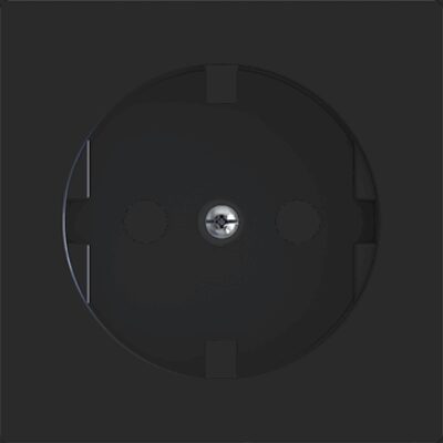 830000405 – ZS55. Tapa para base de enchufe Schuko 55×55 mm – Antracita.
