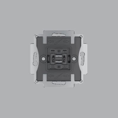 8300034 – ZS55. Mecanismo conmutador doble 10 AX / 250 V ~ (sin tapa 8300019xx).