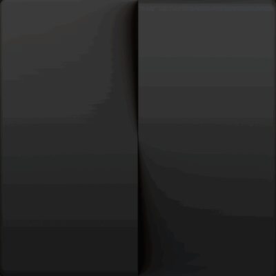 830001905 – ZS55. Tecla doble para mecanismo 55×55 mm – Antracita.