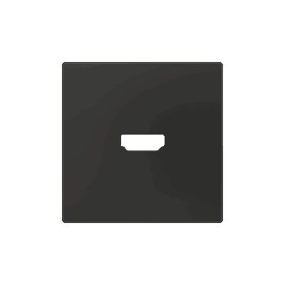 830002505 – ZS55. Tapa para conector HDMI 55×55 mm – Antracita.