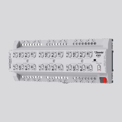 MAXinBOX 24 v2. Actuador multifunción KNX – 24 salidas 16A.