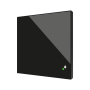 Flat Sensato v2. Sensor de temperatura y humedad KNX para instalación empotrada - Antracita.