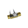 Sensor de flujo de agua 1/2" con sonda de temperatura.