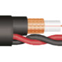 P CAM.RG-59+2x0,75 FRLSZH Ng - Manguera P RG-59+ 2x0,75 mm². Cubierta FRLSZH negra.