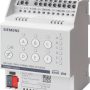 N 605D41 - Módulo carril DIN KNX de 6 salidas para el control de actuadores electrotérmicos.