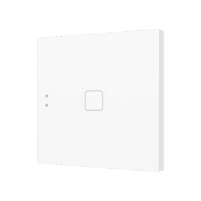 ZVIT1W – Tecla 1. Pulsador capacitivo de policarbonato – 1 botón – Blanco.