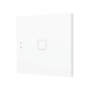 ZVIT1W - Tecla 1. Pulsador capacitivo de policarbonato - 1 botón - Blanco.