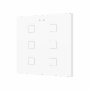ZVIT6W - Tecla 6. Pulsador capacitivo de policarbonato - 6 botones - Blanco.