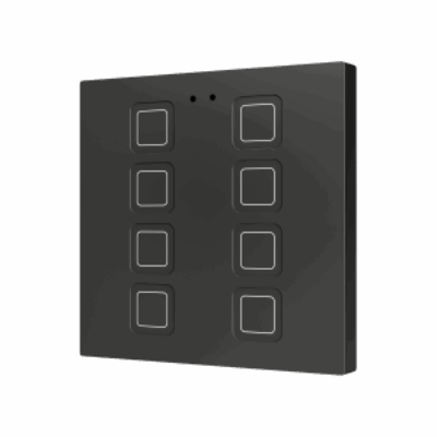 ZVIT8A – Tecla 8. Pulsador capacitivo de policarbonato – 8 botones – Antracita.