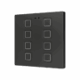 ZVIT8A - Tecla 8. Pulsador capacitivo de policarbonato - 8 botones - Antracita.