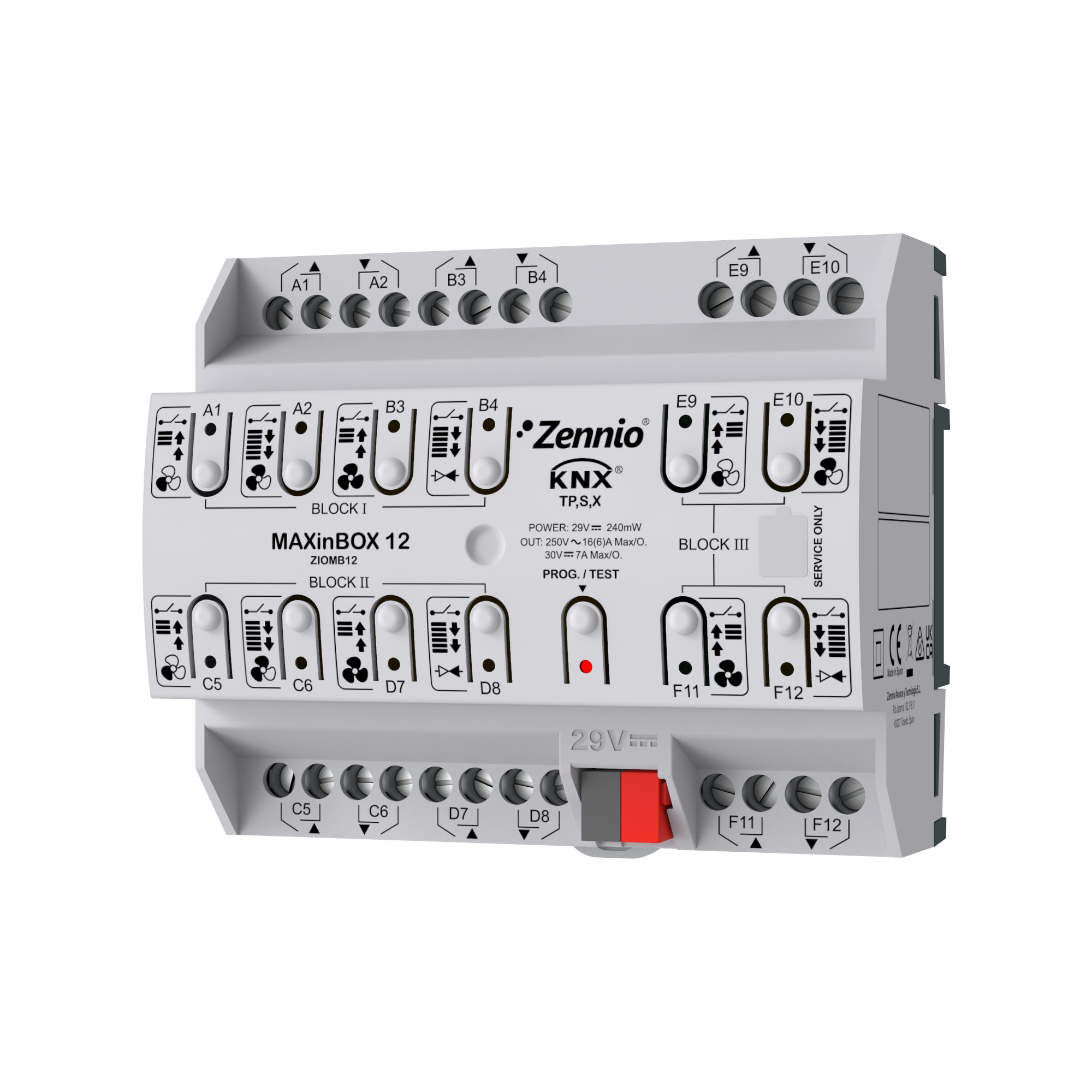 Actuador multifunción con KNX Secure