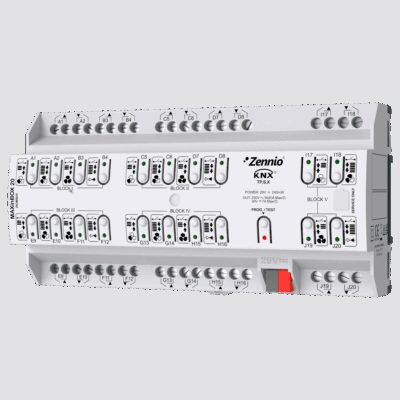 MAXinBOX 20. Actuador multifunción con KNX Secure – 20 salidas 16A.