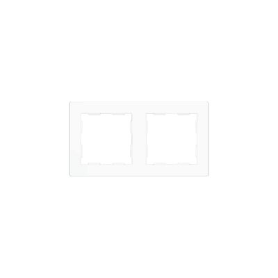 980000209 – ZS55. Marco – 2 módulos – Blanco mate.