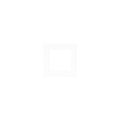 980000109 – ZS55. Marco – 1 módulo – Blanco mate.