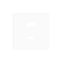 ZS55C2UCAMW - ZS55. Tapa para cargador USB doble C+A 55x55 mm - Blanco mate.