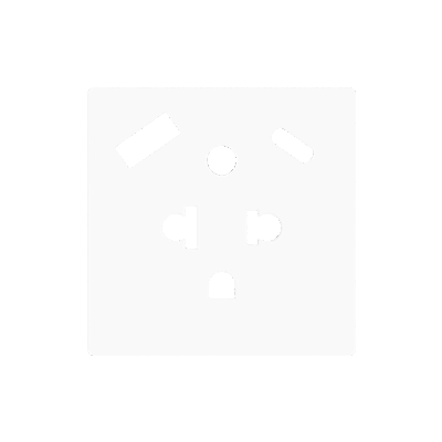 ZS55CEUA2USW – ZS55. Tapa para base de enchufe euroamericano con USB C y A 55×55 mm – Blanco mate.