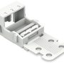 221-503 - Adaptador de fijación; para bornas de 3 conductores; Serie 221 - 4 mm²; para fijación por tornillo; blanco