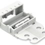 221-505 - Adaptador de fijación; para bornas de 5 conductores; Serie 221 - 4 mm²; para fijación por tornillo; blanco.