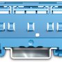 221-510/000-006 - Adaptador de fijación; Serie 221 - 6 mm²; p/mont. sobre carril 35/mont.atornill.; azul.