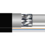 Cable siames coaxial RG6+Telefónico 2 pares.